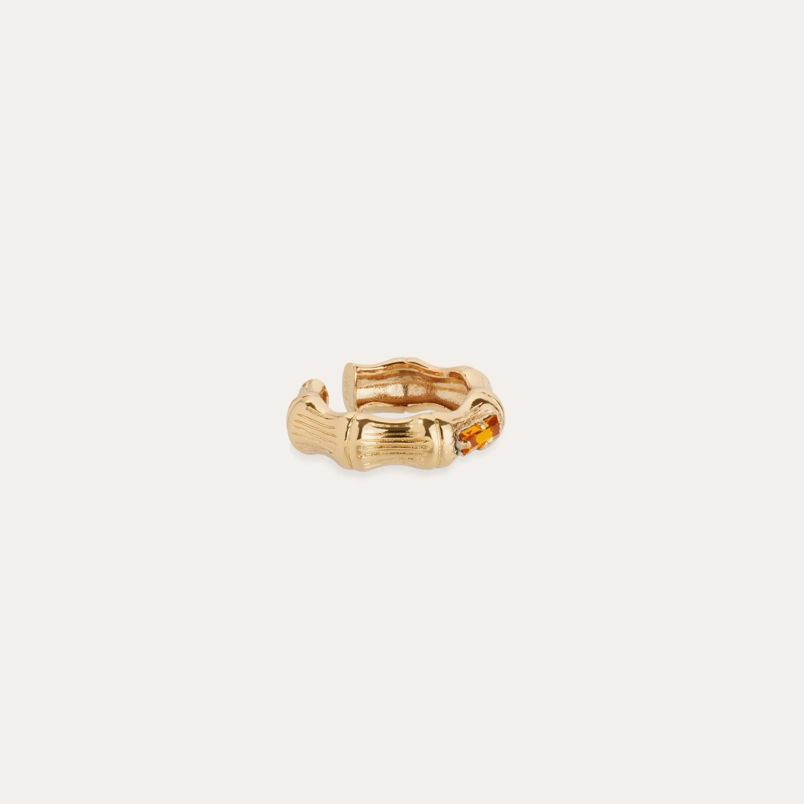 Bague Bambou jonc strass