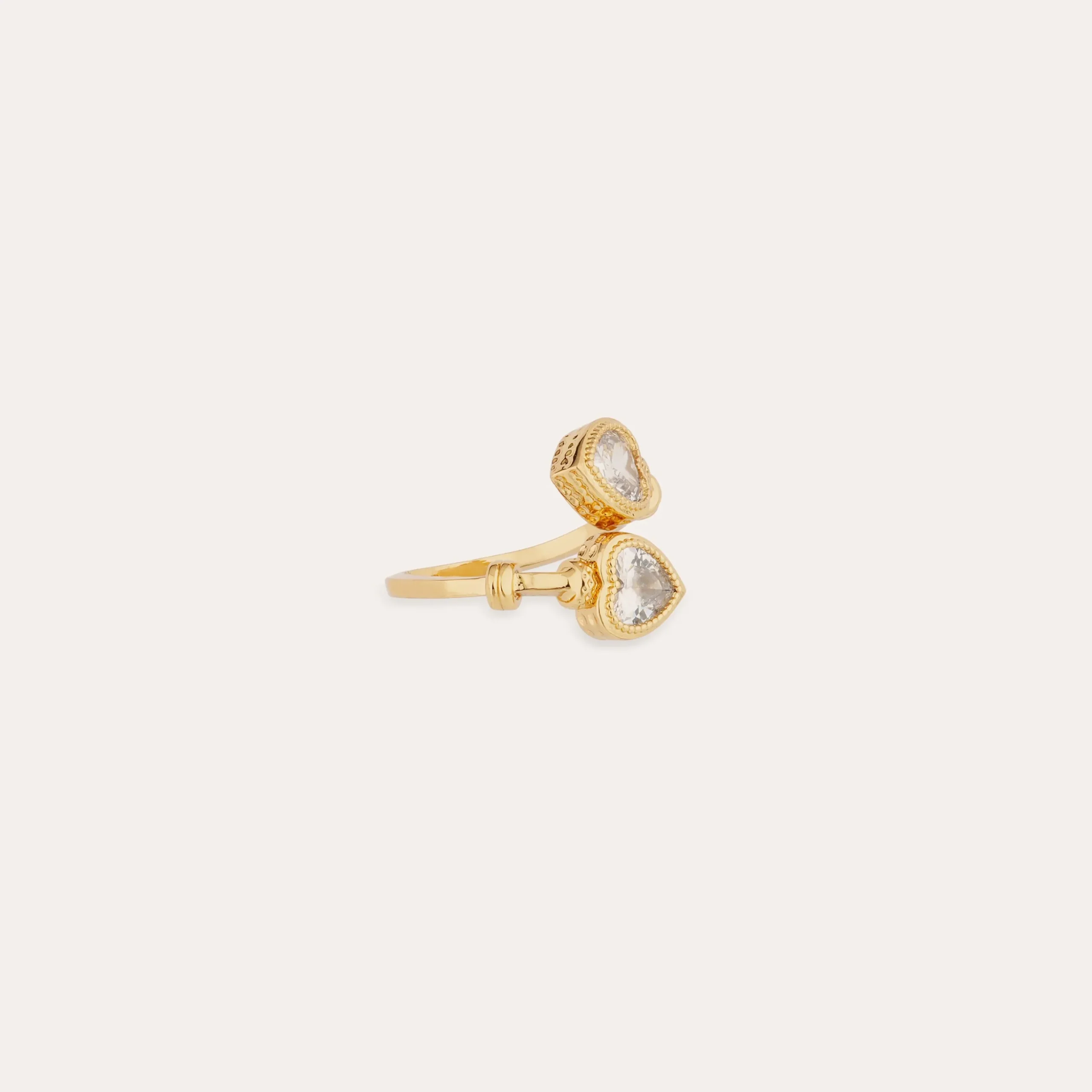 Bague Duality Amore strass