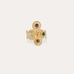 Bague Mistral Liane - Malachite