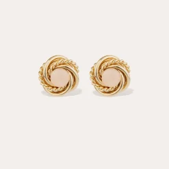 Boucles d'oreilles Atika - Quartz Rose