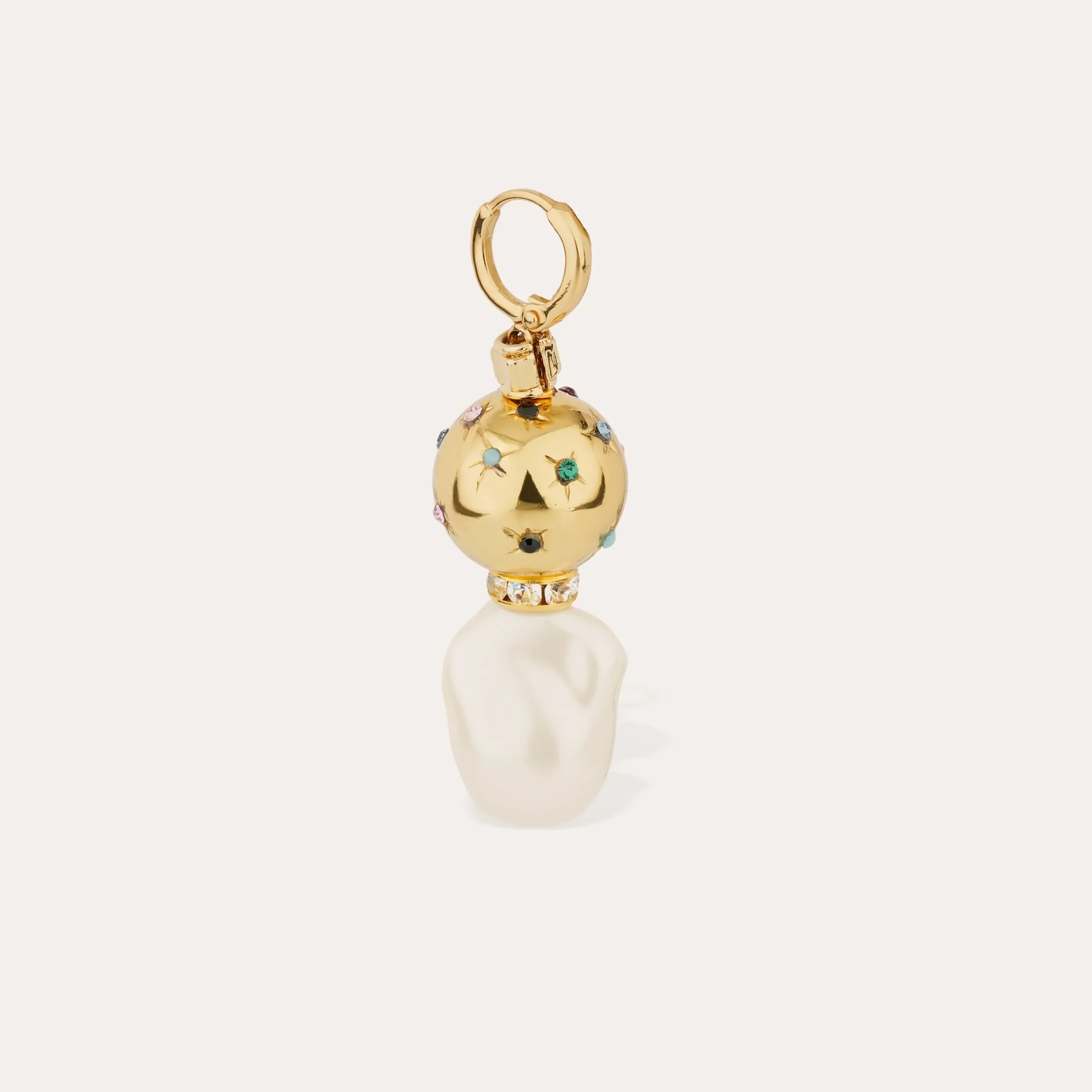 Boucles d'oreilles Comète Biwa strass