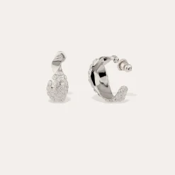 Boucles d'oreilles créoles Almara petit modèle