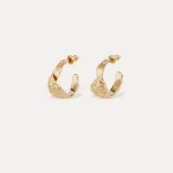 Boucles d'oreilles créoles Almara petit modèle