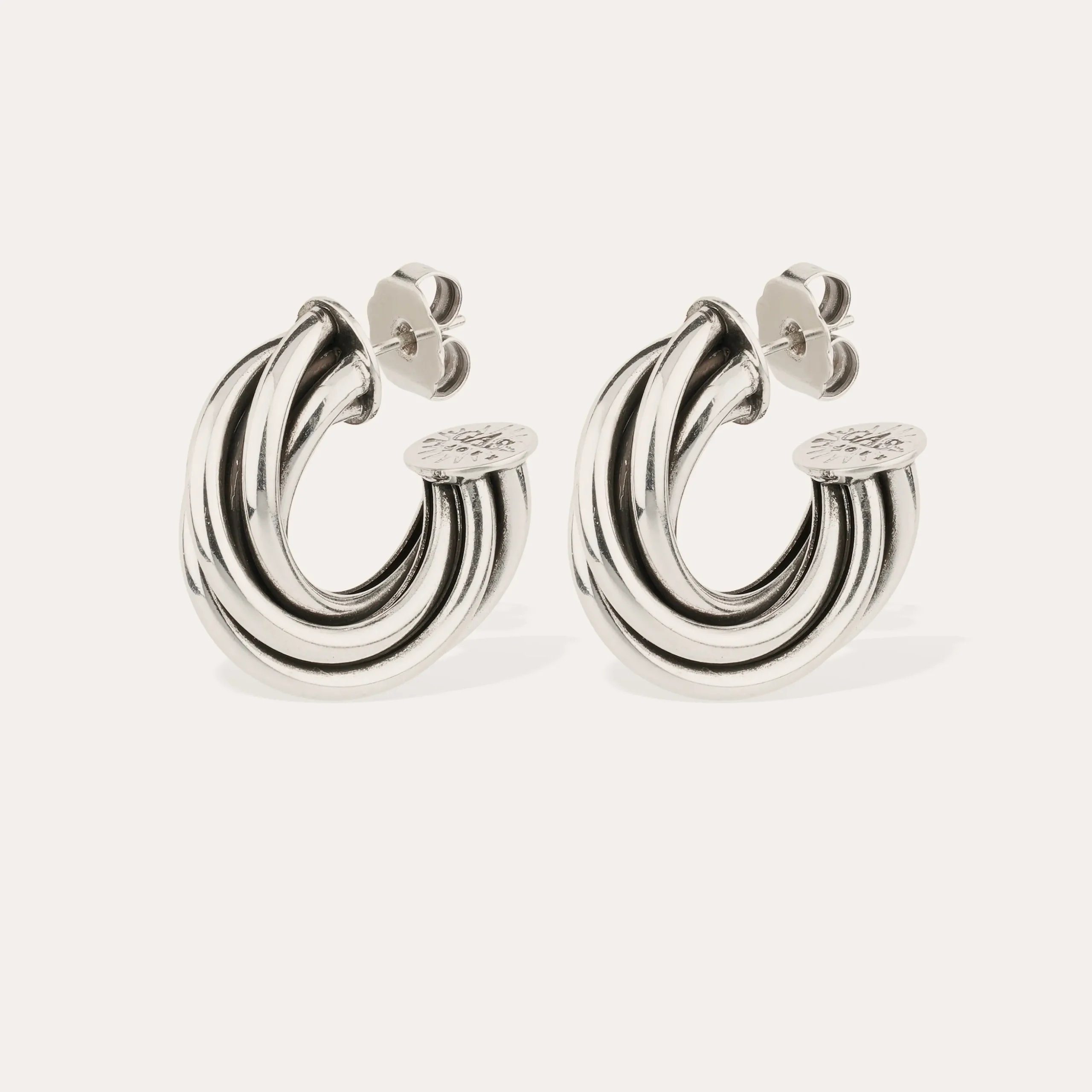 Boucles d'oreilles créoles Atik moyen modèle