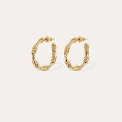 Boucles d'oreilles créoles Bambou mini