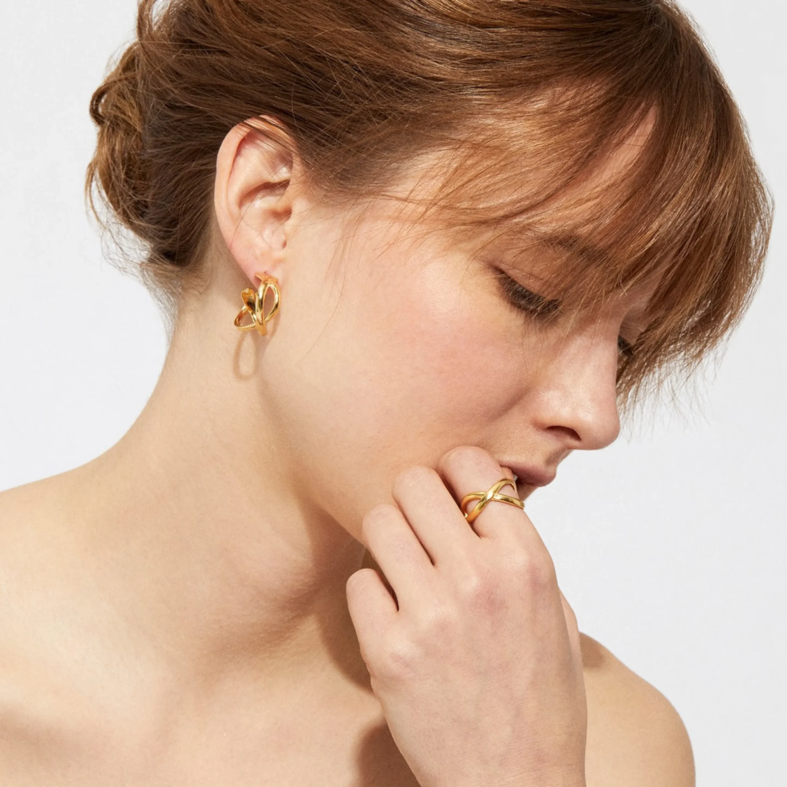 Boucles d'oreilles créoles Destinée