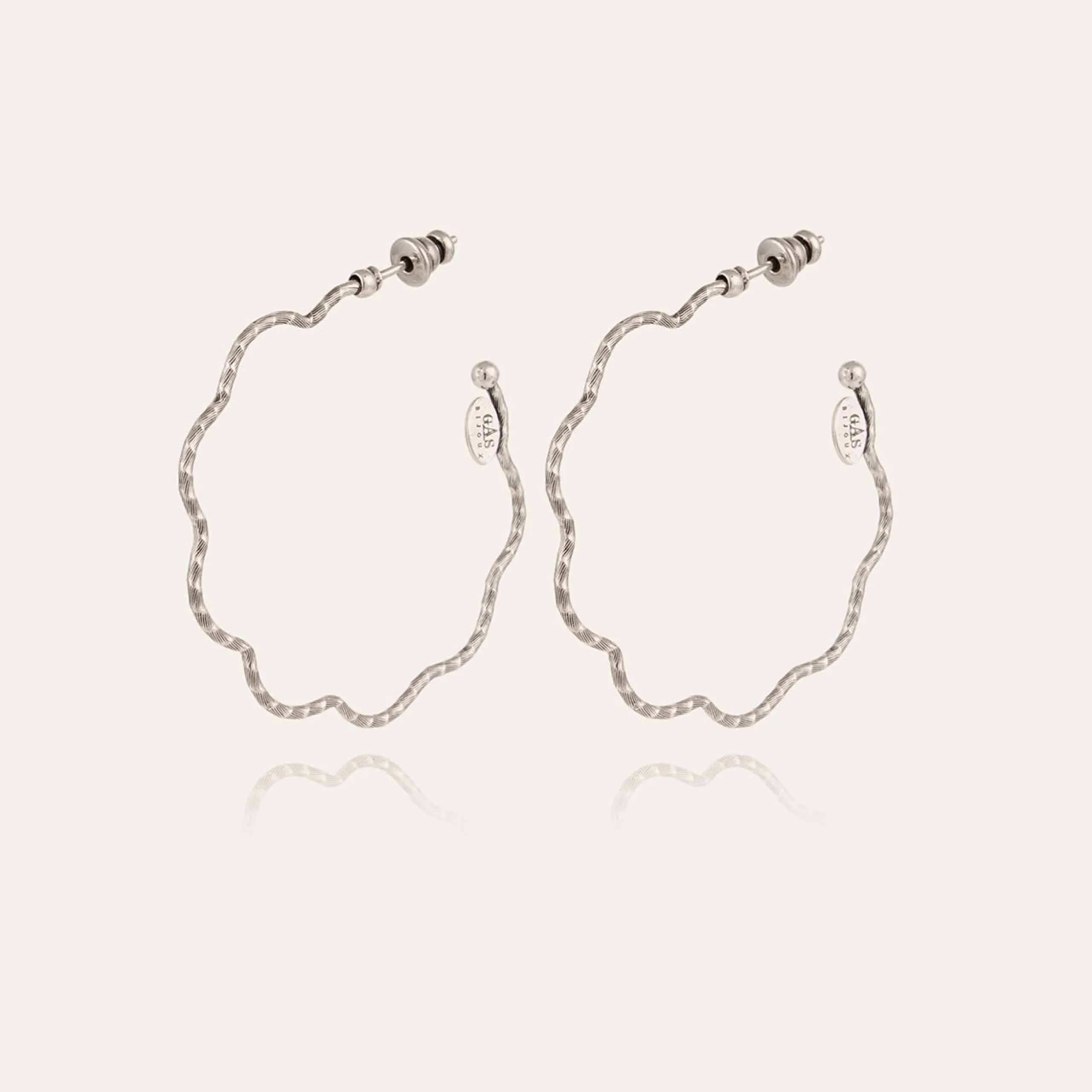 Boucles d'oreilles créoles Florette petit modèle