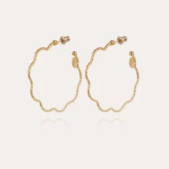 Boucles d'oreilles créoles Florette petit modèle