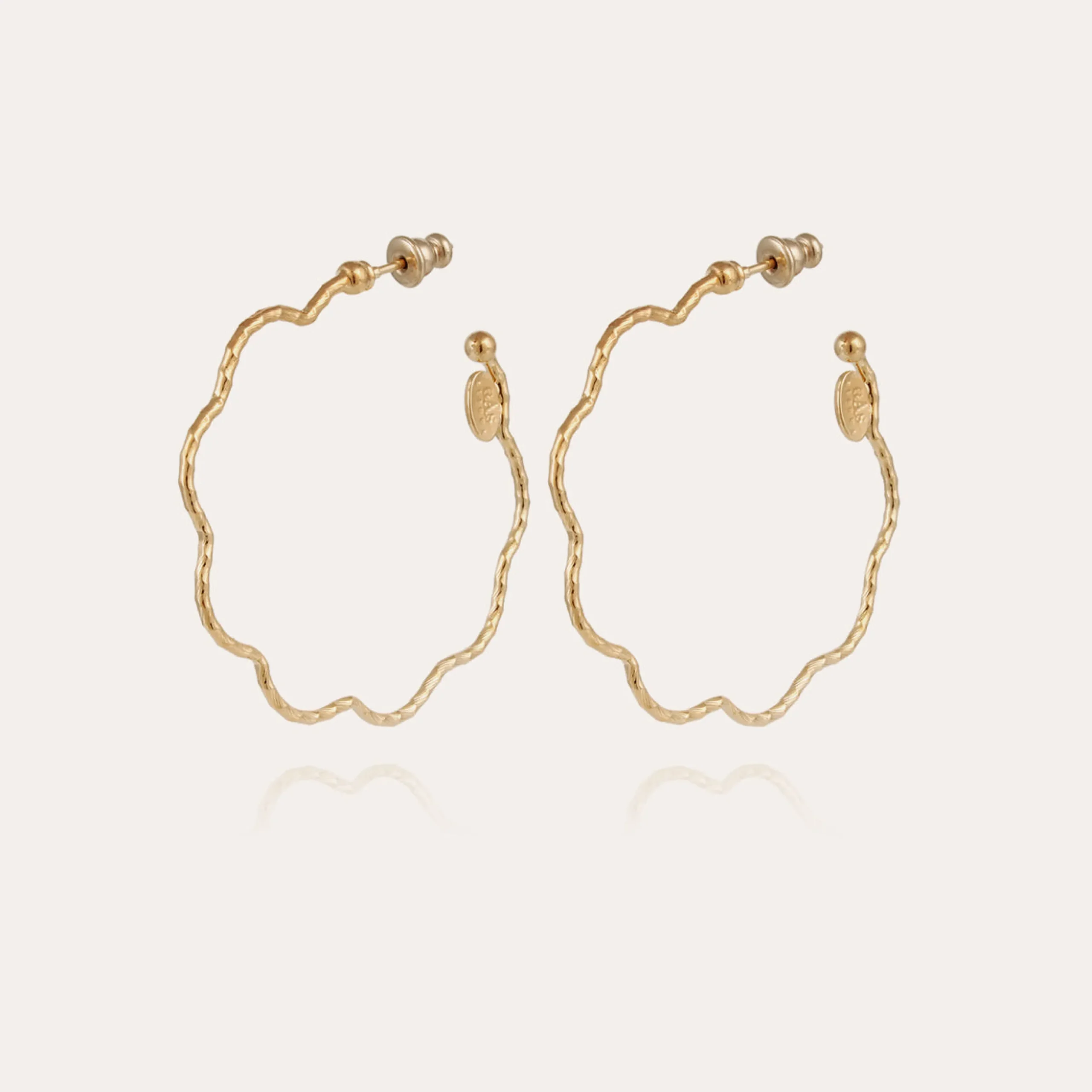 Boucles d'oreilles créoles Florette petit modèle