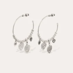 Boucles d'oreilles créoles "I Love you" mini