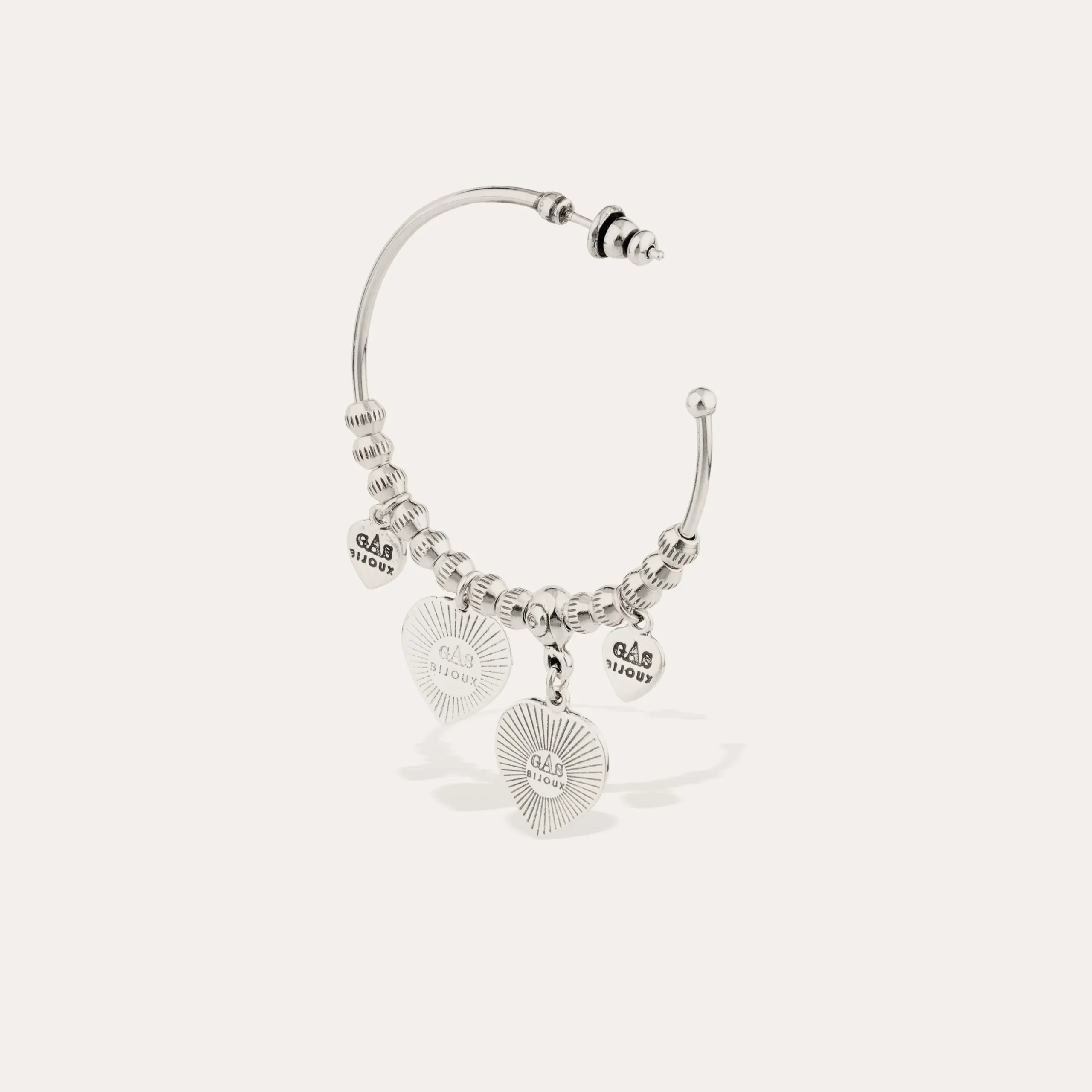 Boucles d'oreilles créoles "I Love you" mini