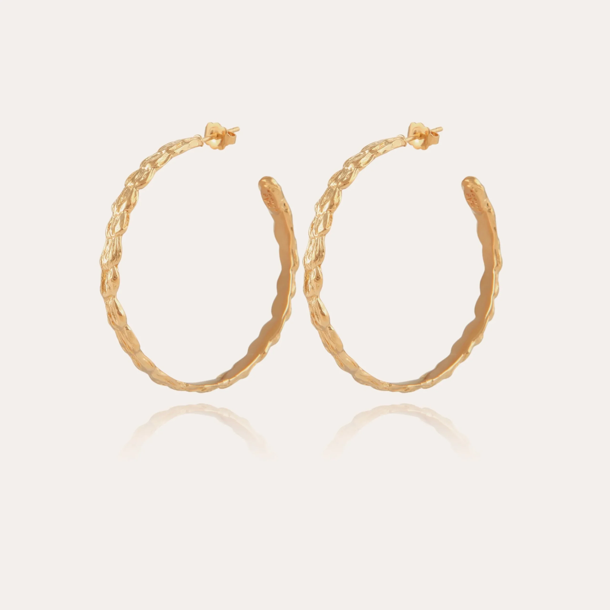 Boucles d'oreilles créoles Liane