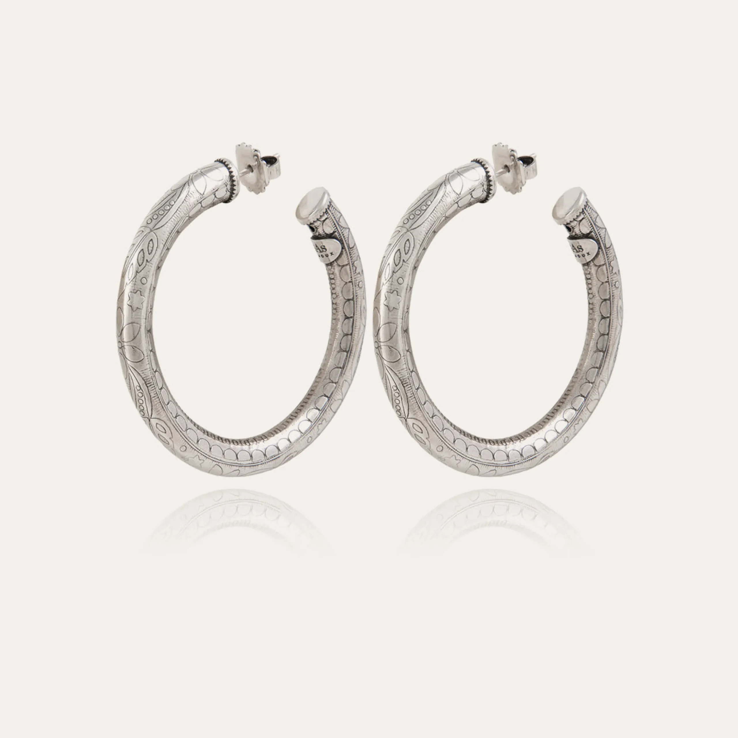 Boucles d'oreilles créoles Maoro petit modèle