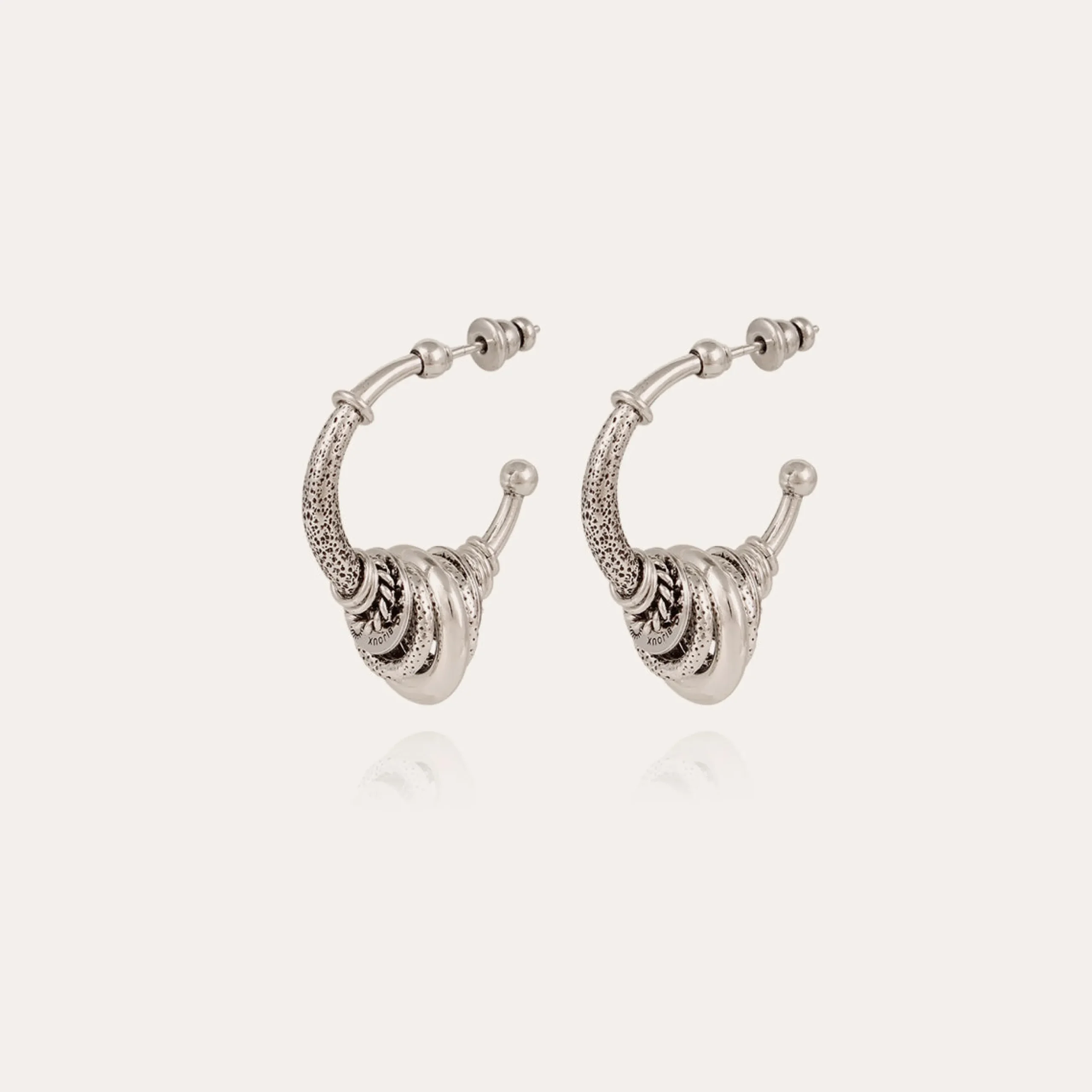 Boucles d'oreilles créoles Maranzana petit modèle