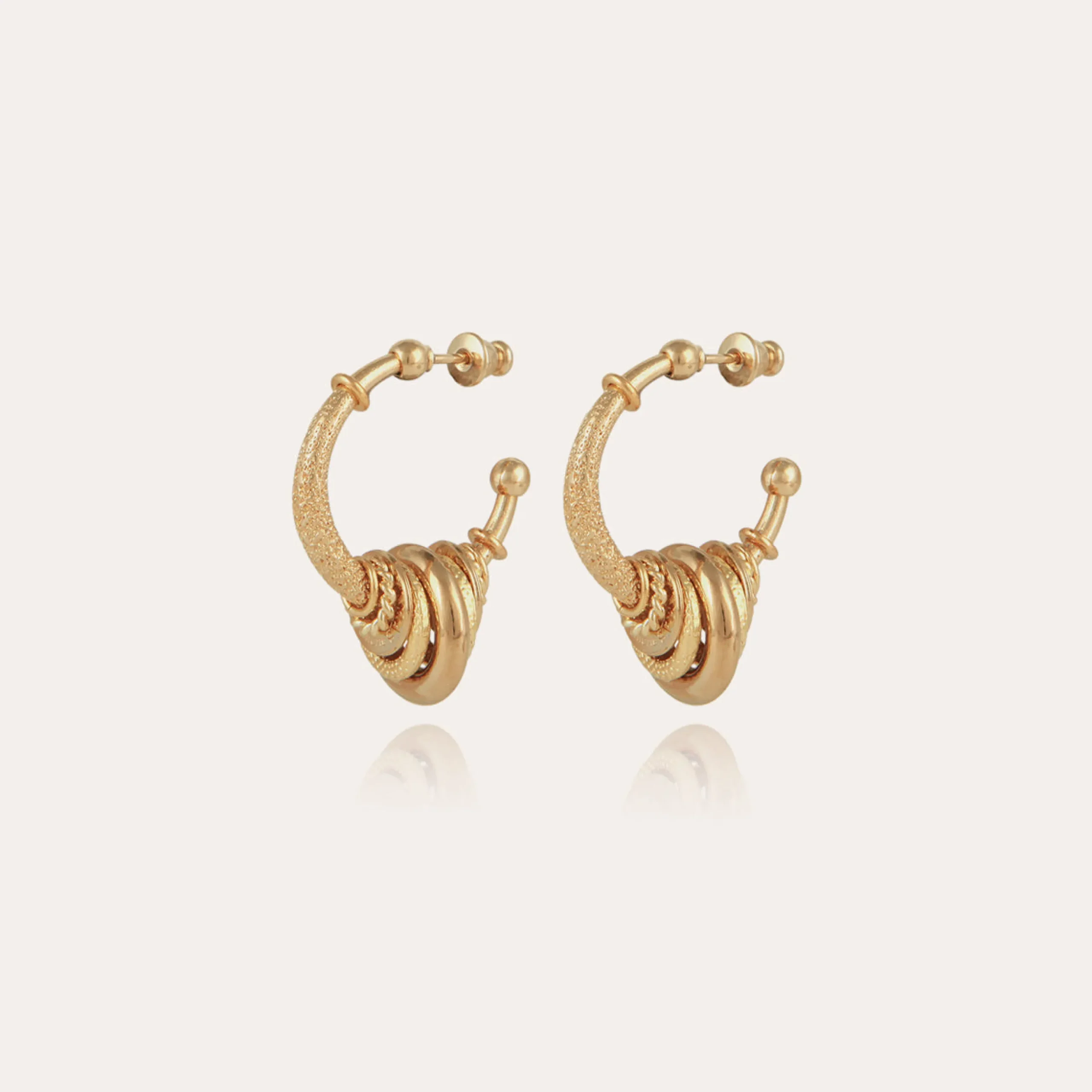 Boucles d'oreilles créoles Maranzana petit modèle