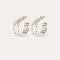 Boucles d'oreilles créoles Mila strass