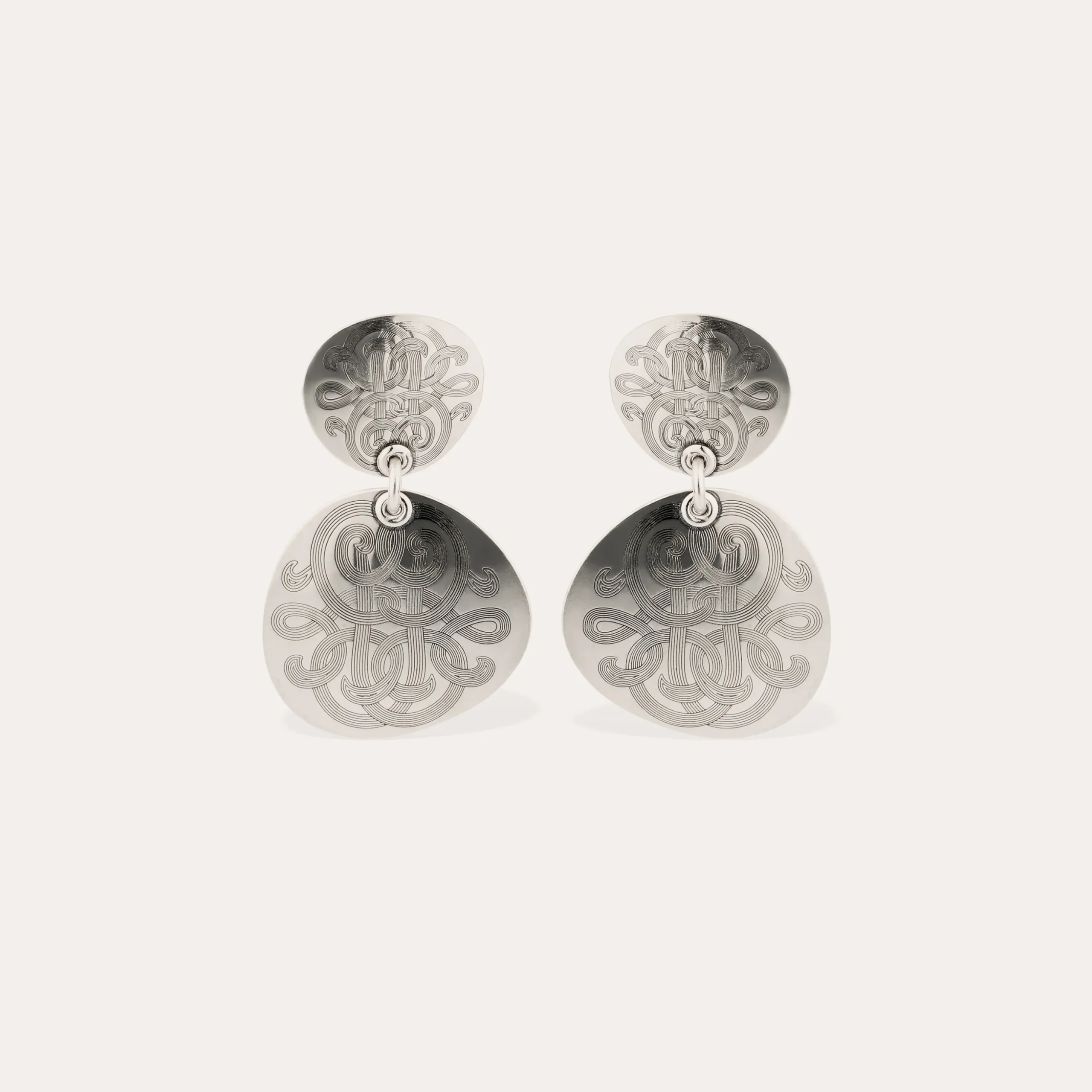Boucles d'oreilles Diva double petit modèle