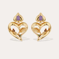Boucles d'oreilles Odalys - Améthyste