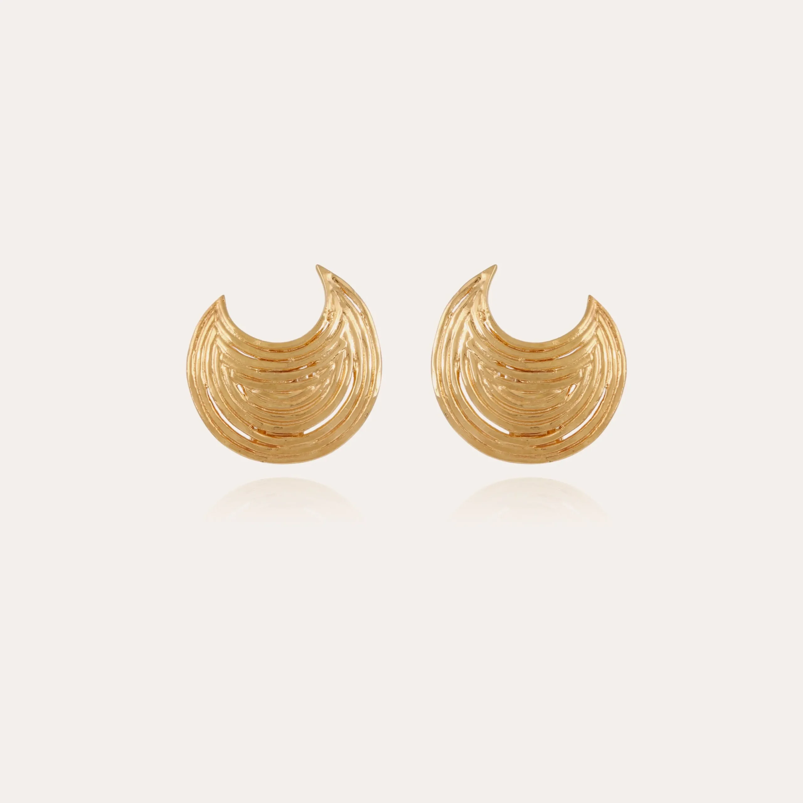 Boucles d'oreilles puces Luna Wave