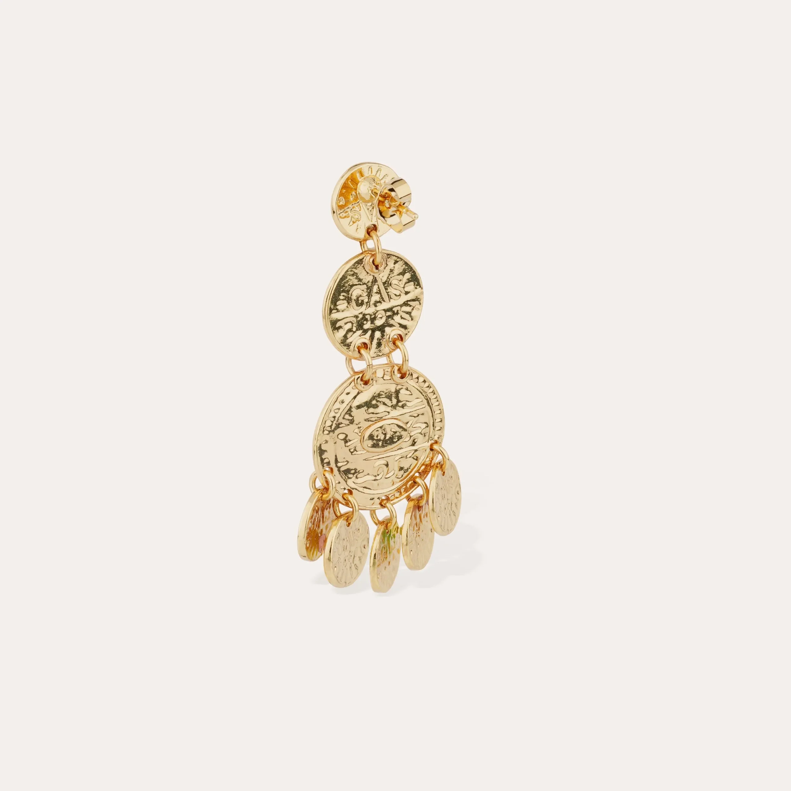 Boucles d'oreilles Sequin trois rangs