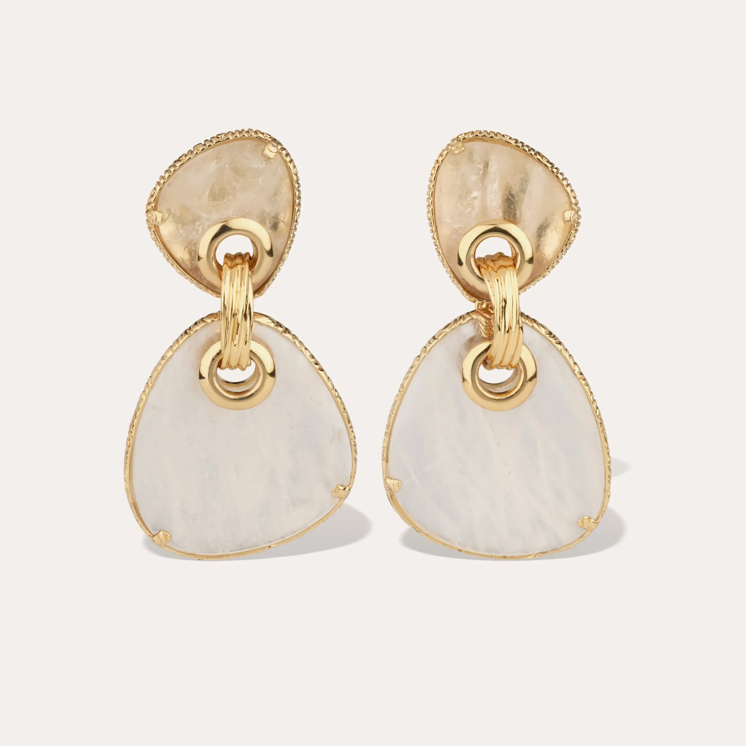 Boucles d'oreilles Silia grand modèle - Crystal