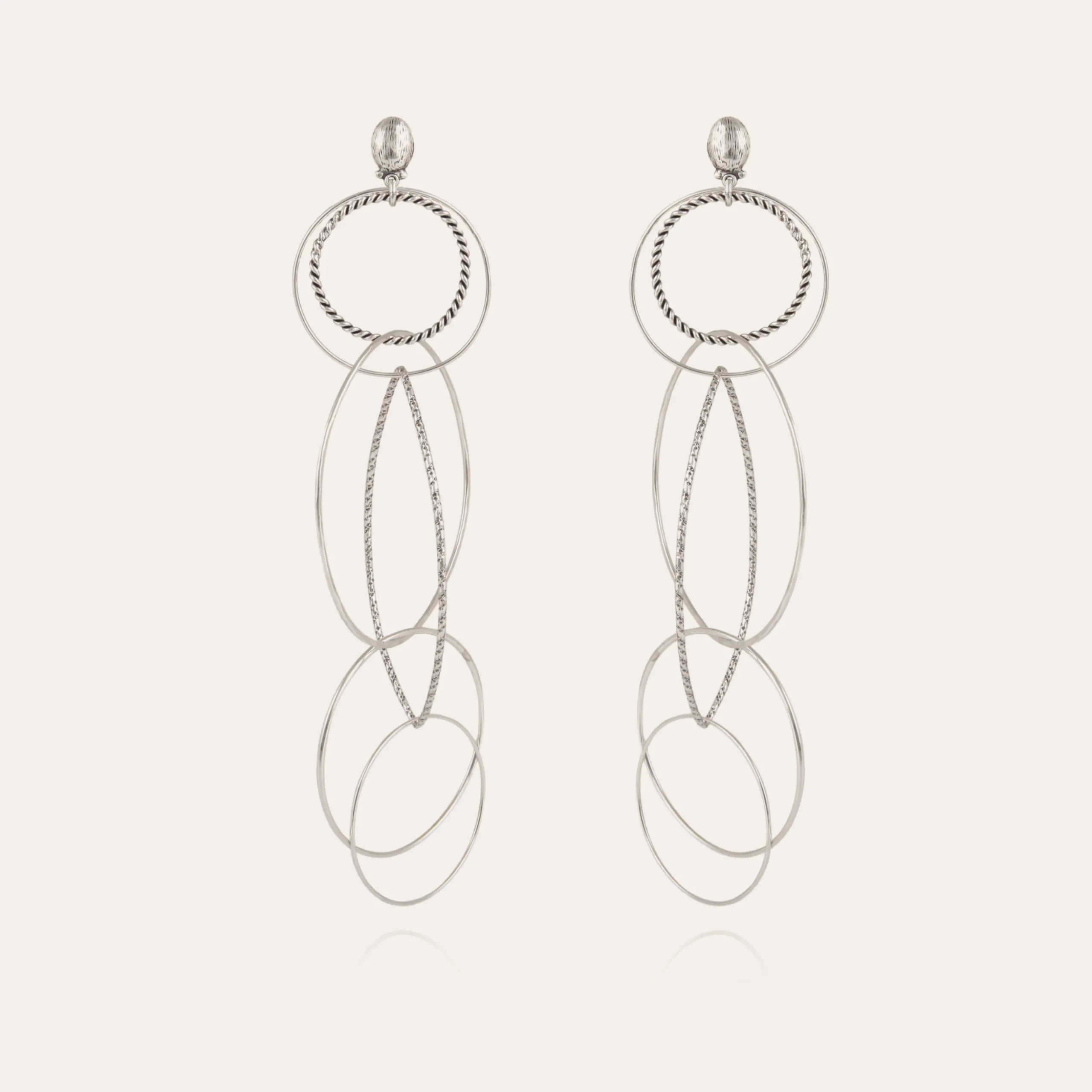 Boucles d'oreilles Torsade Multi