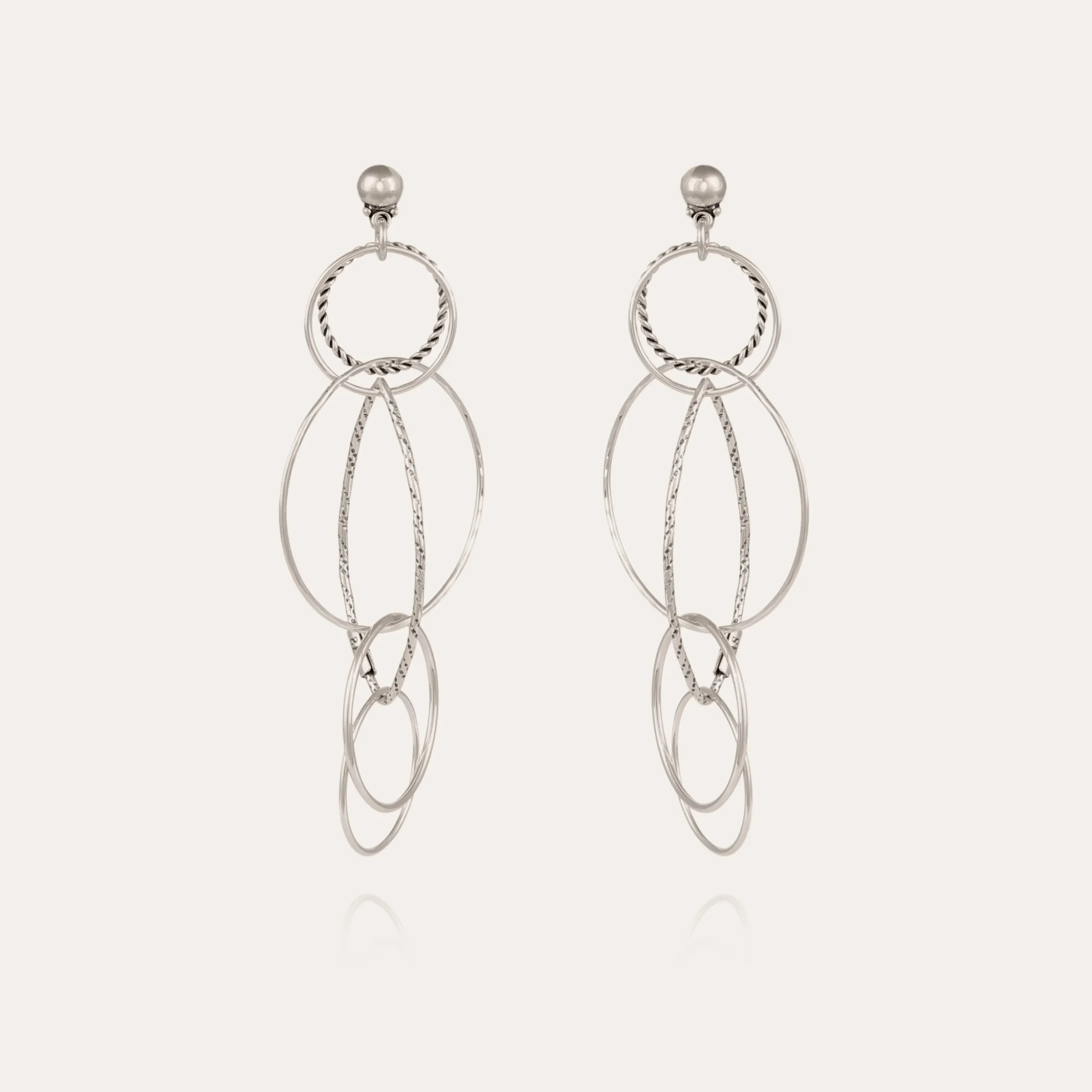 Boucles d'oreilles Torsade Multi petit modèle