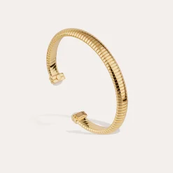 Bracelet jonc Antigone - Nacre blanche