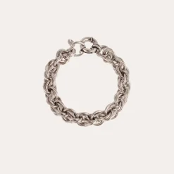 Bracelet Maille rond entrecroisé grand modèle