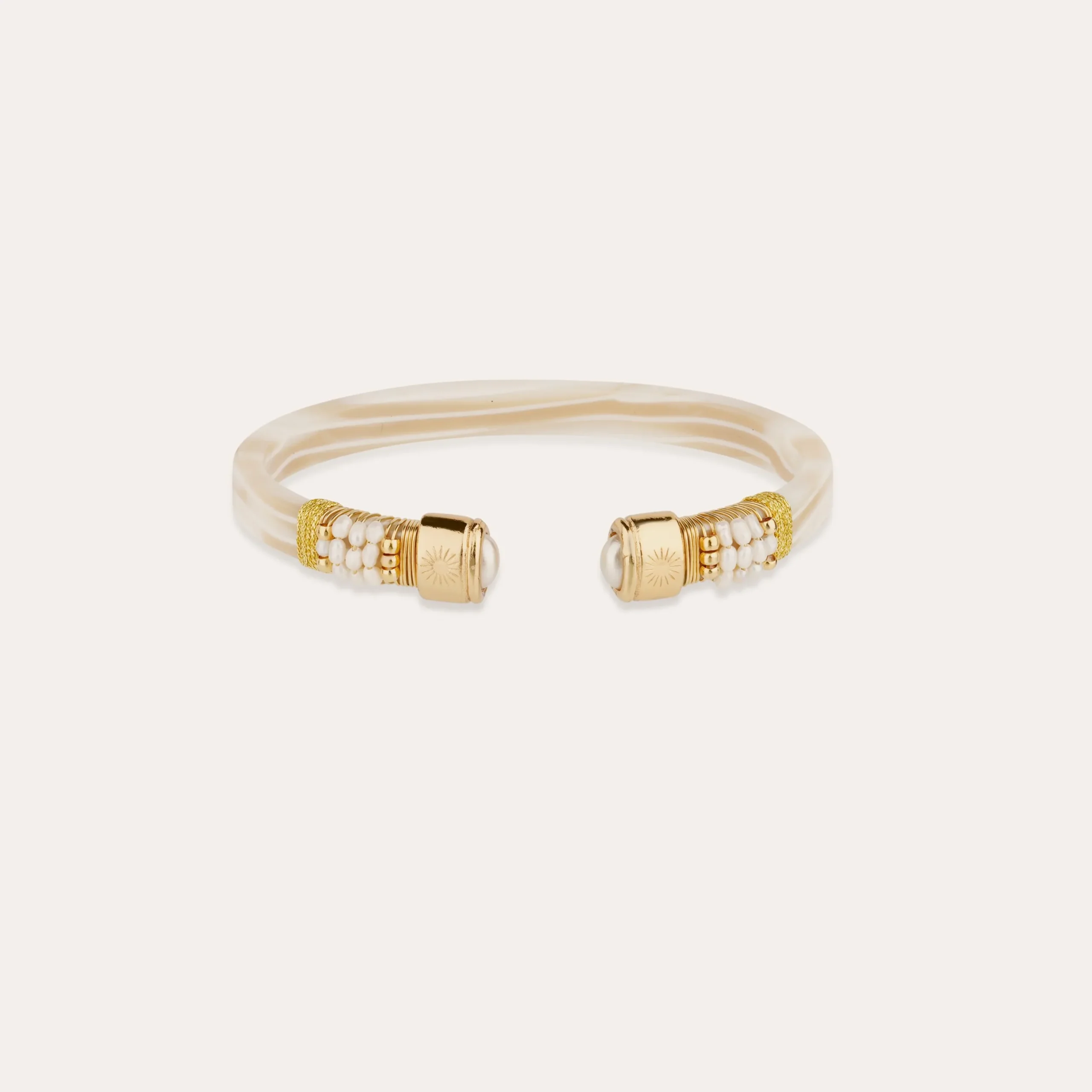 Bracelet Sarina acétate - Ivoire