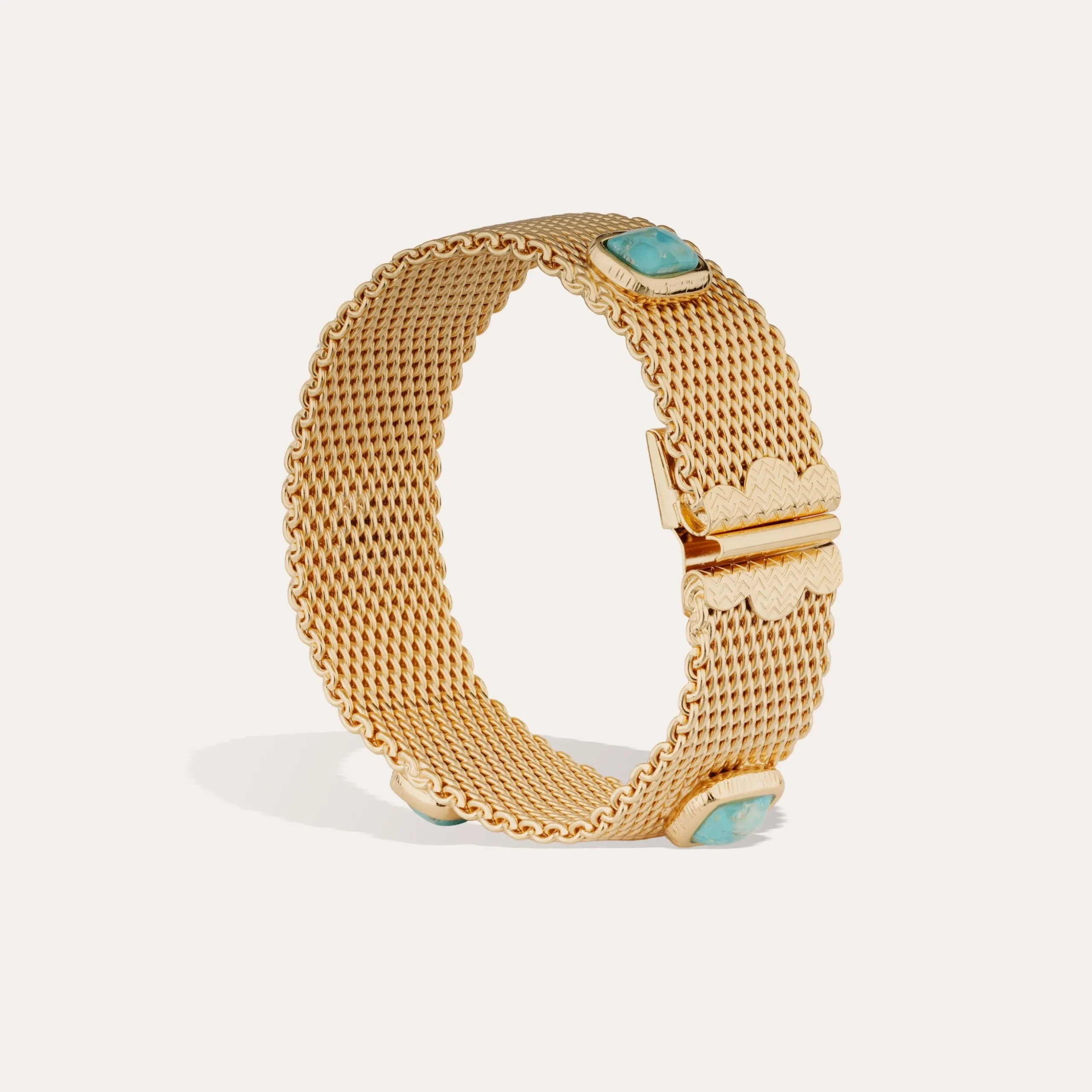 Bracelet Totem Pierre grand modèle - Turquoise