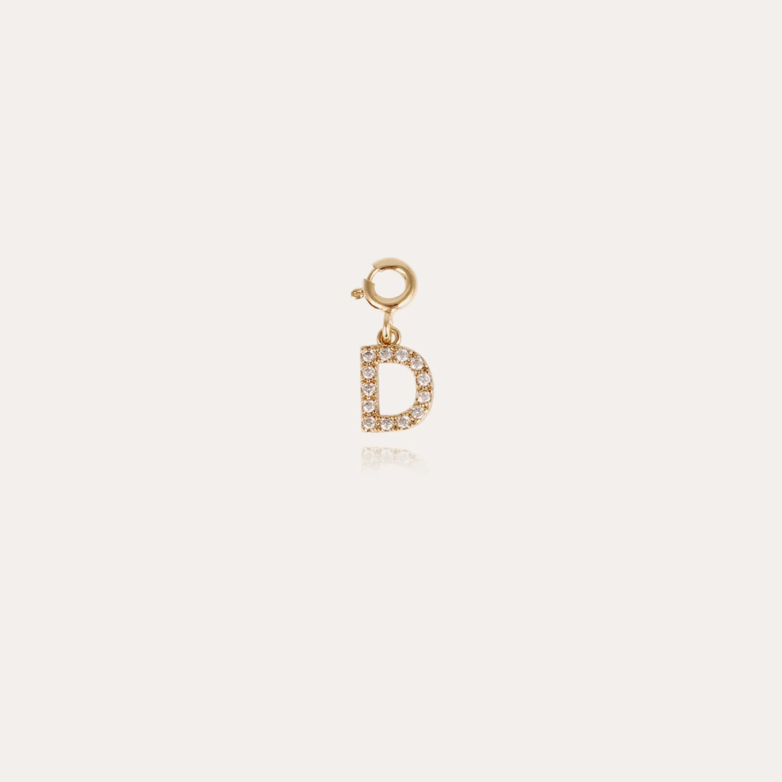 Charms pendentif lettre D strass
