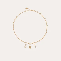 Charms pendentif lettre D strass