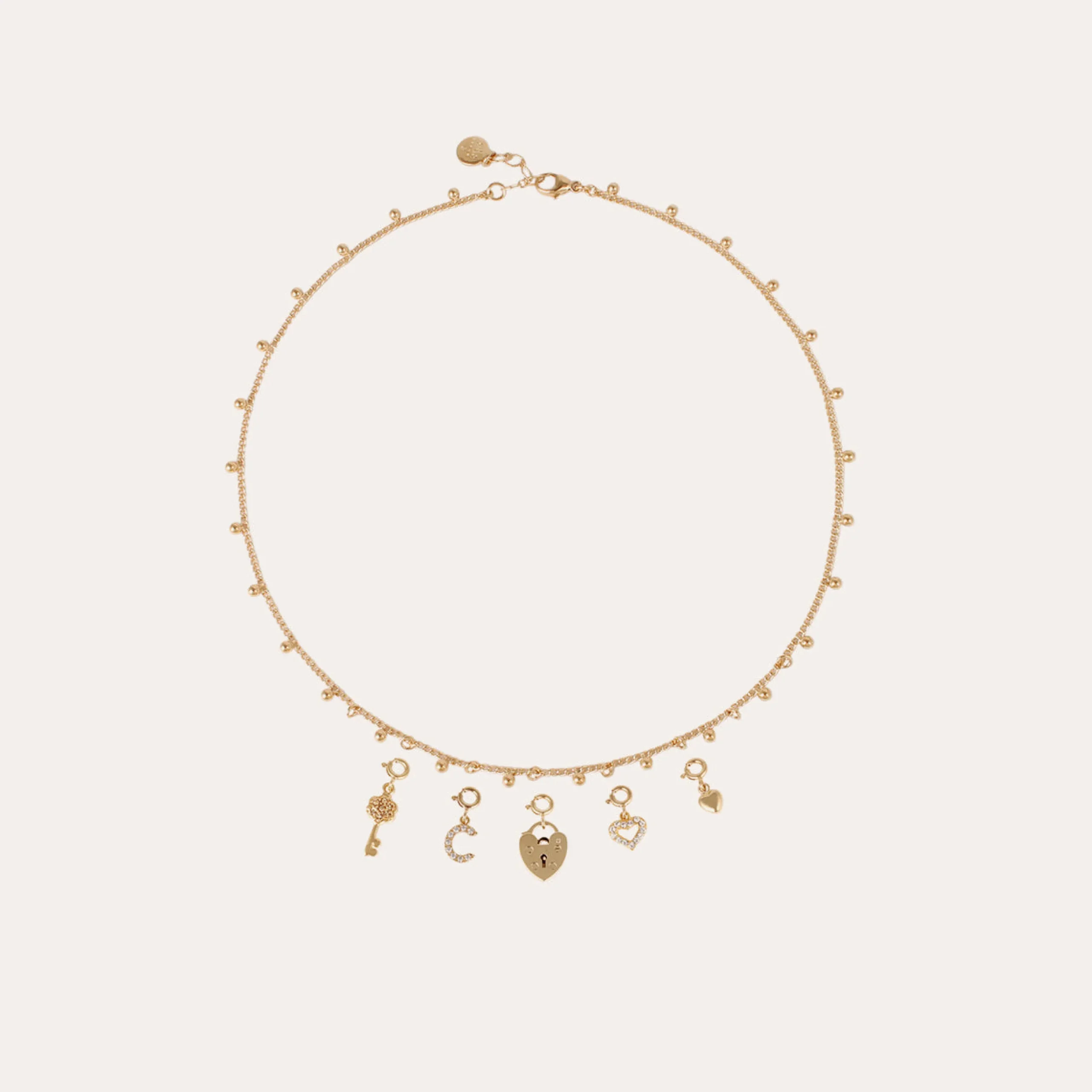 Charms pendentif lettre E strass