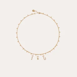 Charms pendentif lettre I strass