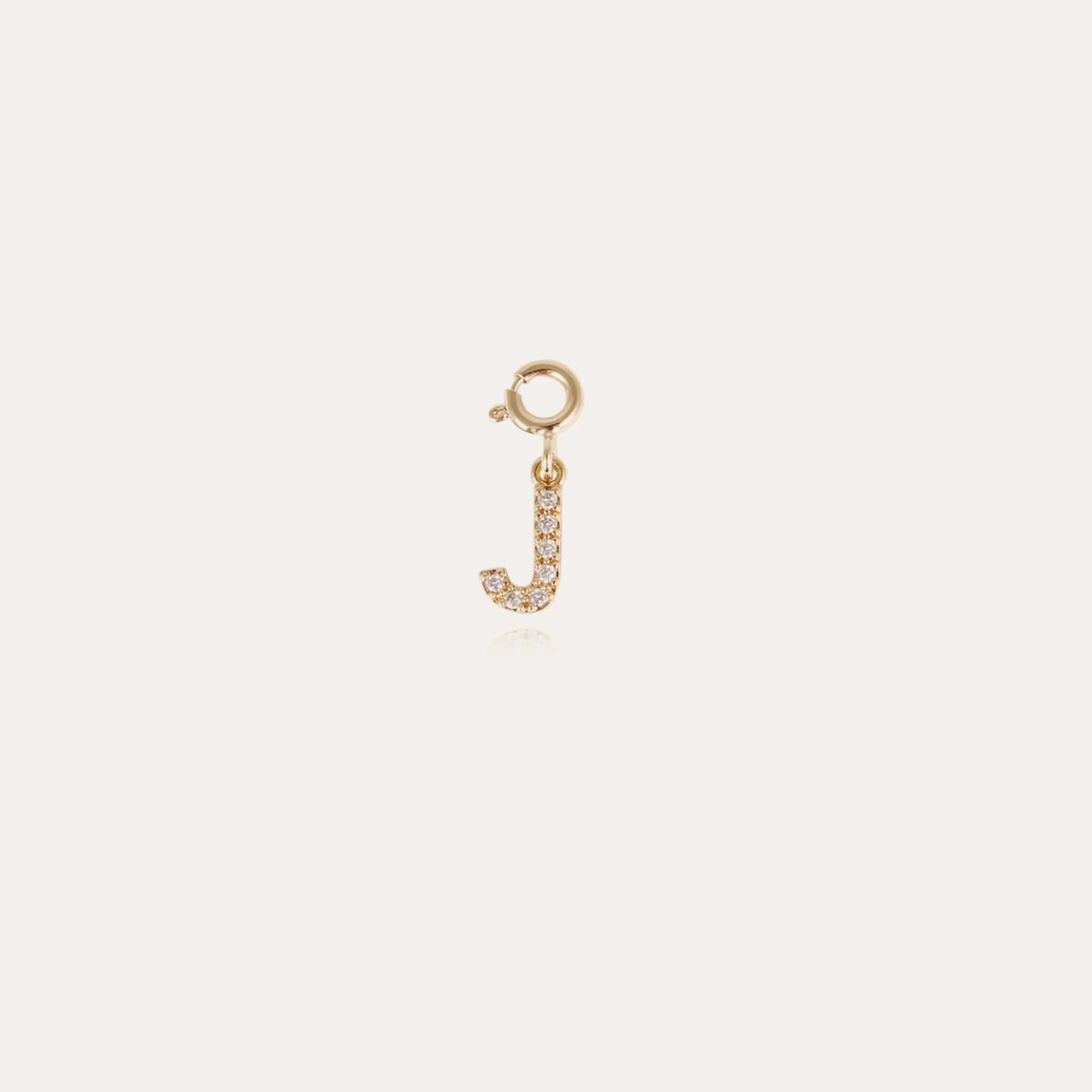 Charms pendentif lettre J strass