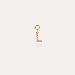Charms pendentif lettre L strass