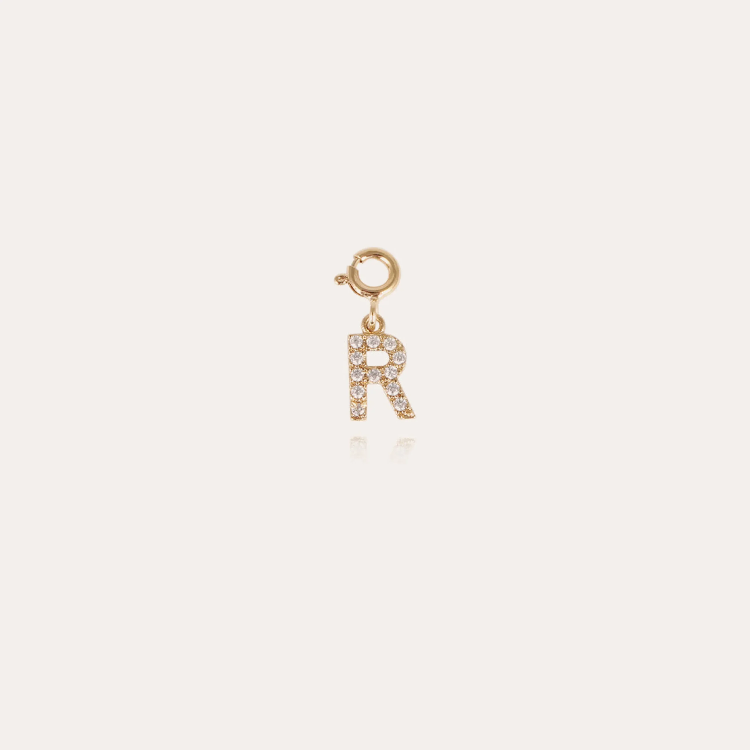 Charms pendentif lettre R strass