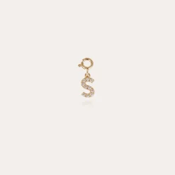 Charms pendentif lettre S strass
