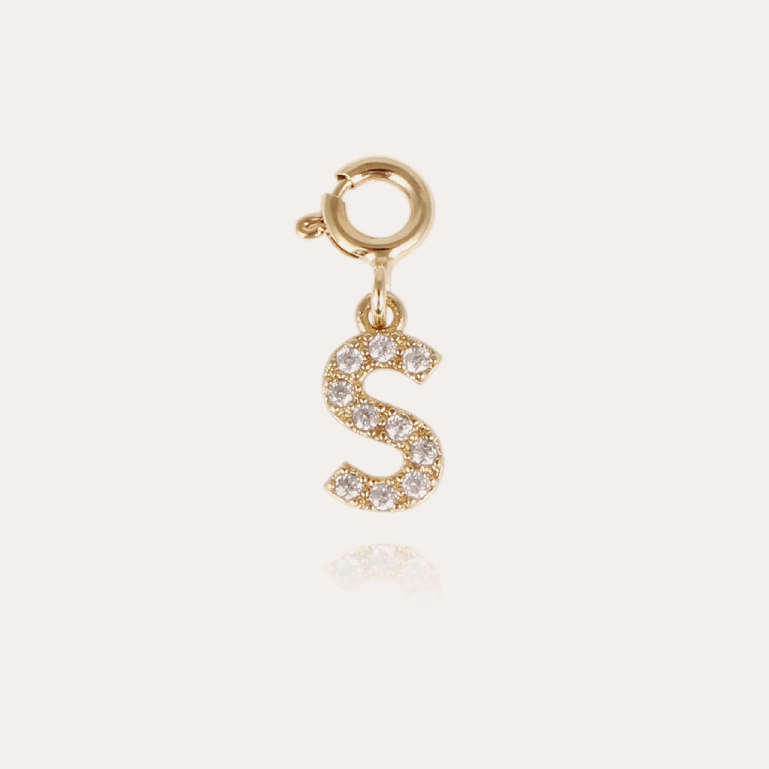 Charms pendentif lettre S strass