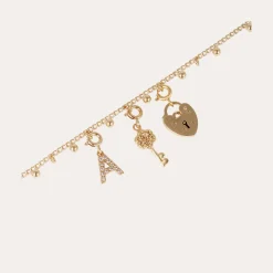 Charms pendentif lettre S strass