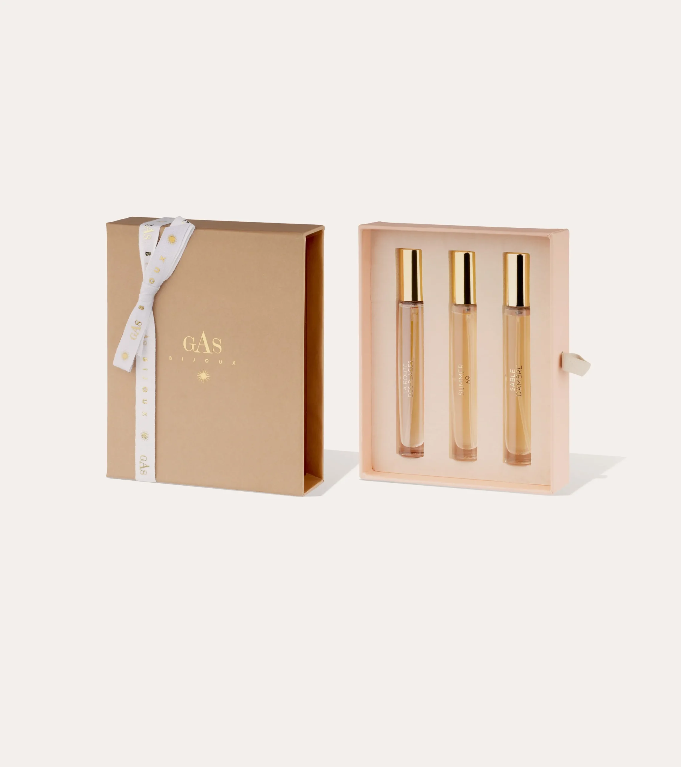 Coffret Évasion - La Route des Plages, Summer 69, Sable d'Ambre (3 x 10 ml)