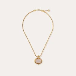 Collier Amarante - Quartz Rose