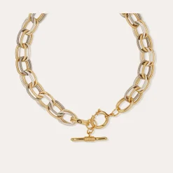 Collier Bell bicolore