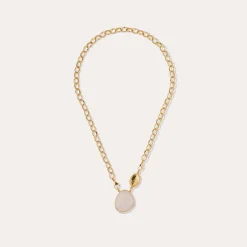 Collier Billy - Quartz rose