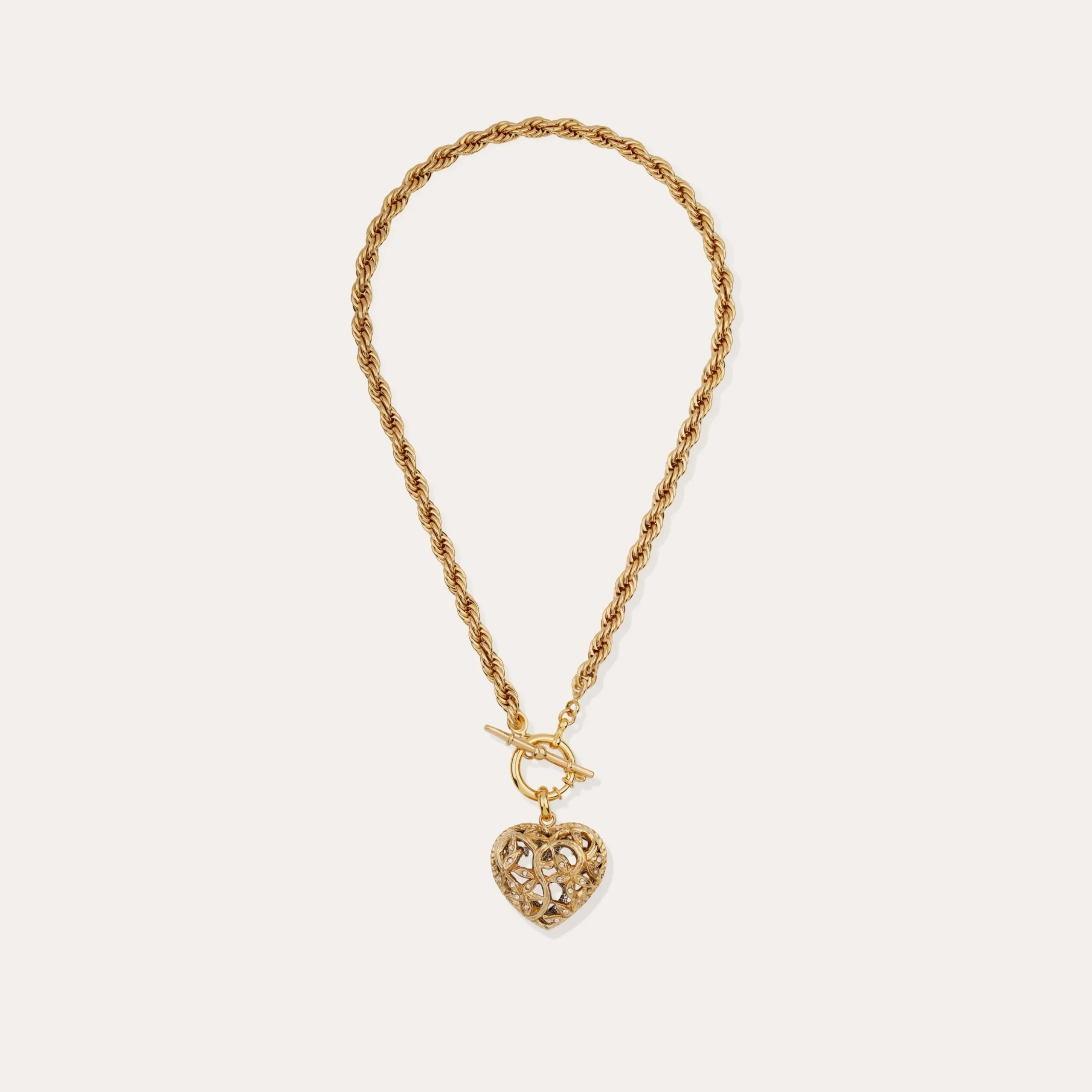 Collier Coracao Liane bicolore