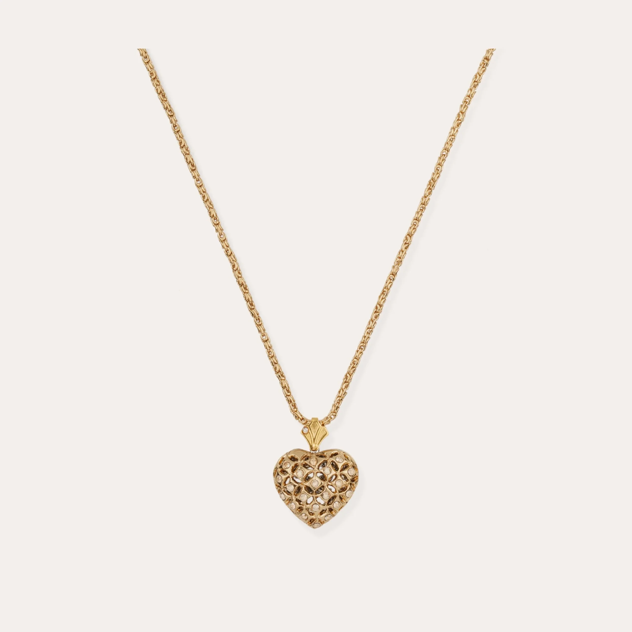 Collier Coracao petit modèle bicolore