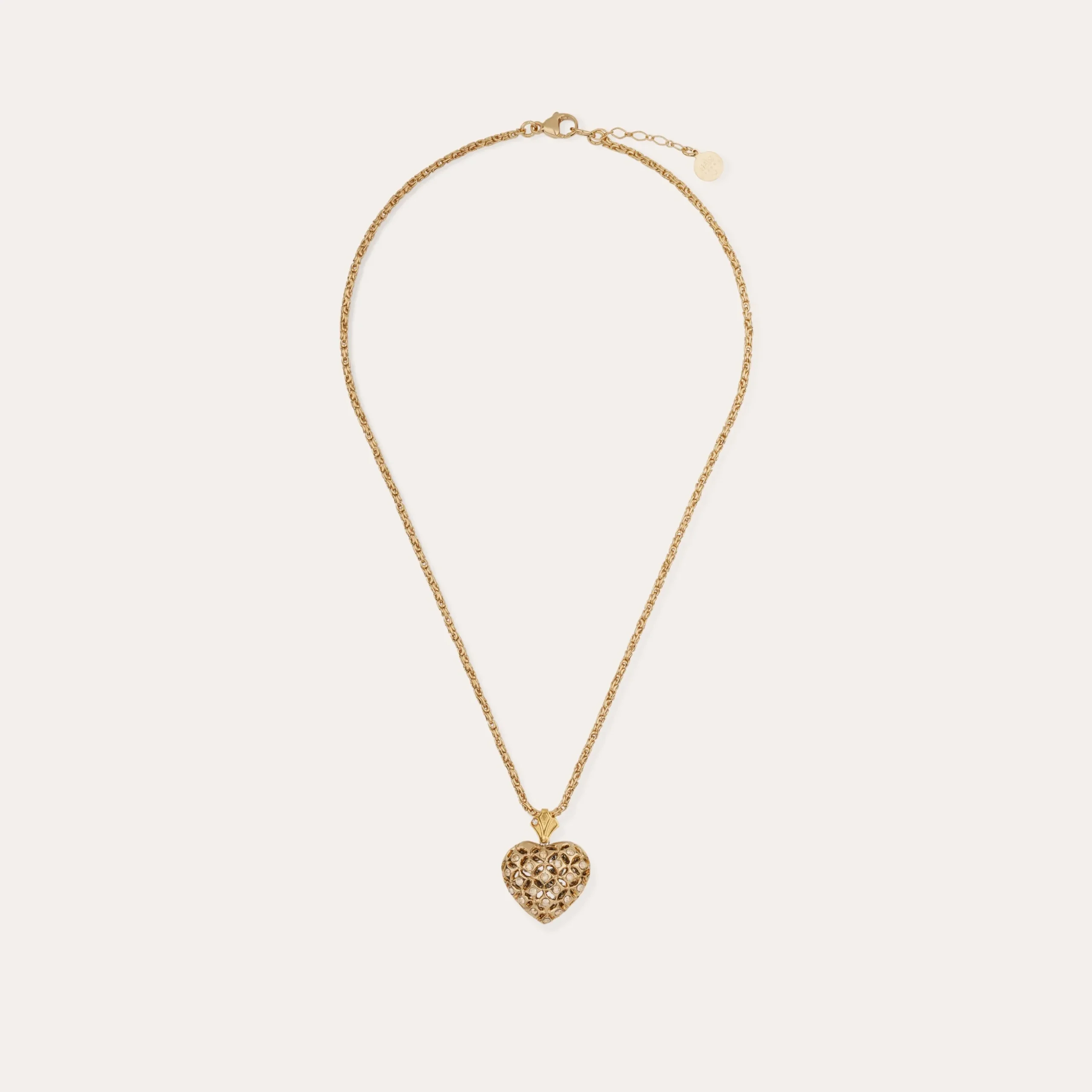Collier Coracao petit modèle bicolore