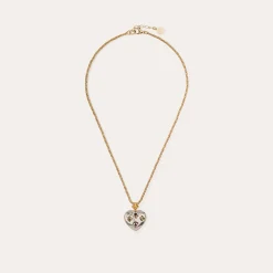 Collier Coracao petit modèle bicolore