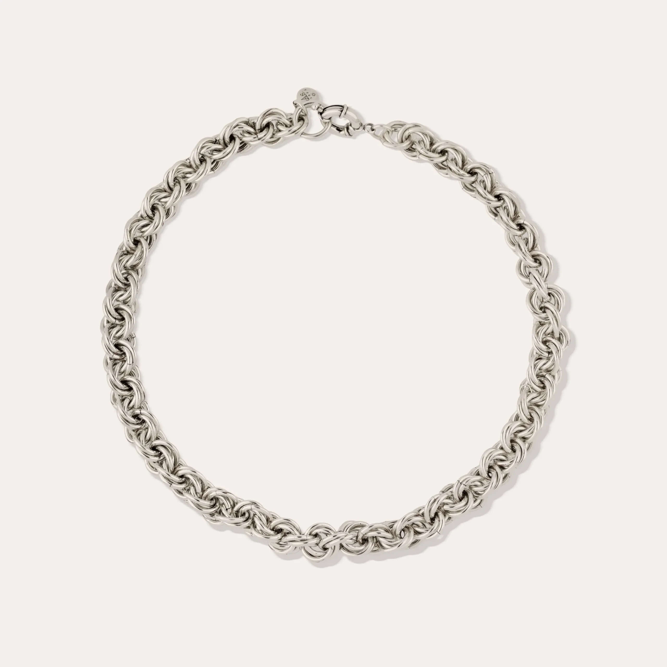 Collier Maille rond entrecroisé